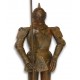 Armura mare antichizata de cavaler medieval cu lance