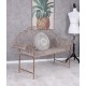 Banca Shabby Chic din fier forjat antik brown