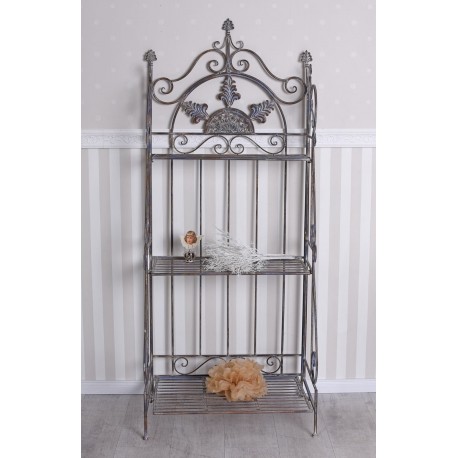 Raft mare din fier forjat antik grey