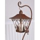 Felinar din fier forjat antik brown
