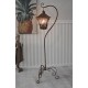 Felinar din fier forjat antik brown