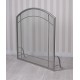 Paravan pentru semineu din fier forjat antik grey