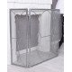 Paravan pentru semineu din fier forjat antik grey