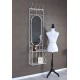Cuier de perete din fier forjat antik white