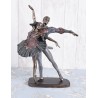 Statueta din ceramica cu bronz cu doi balerini