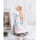 Statueta din ceramica cu Fecioara Maria cu pruncul