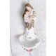 Statueta din ceramica cu Fecioara Maria cu Pruncul