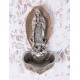 Statueta din ceramica cu bronz cu Fecioara Maria