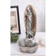Statueta din ceramica cu bronz cu Fecioara Maria