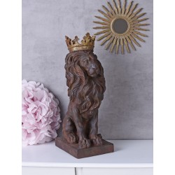 Statueta cu un leu cu coroana