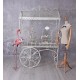 Candy Bar din fier forjat antik white