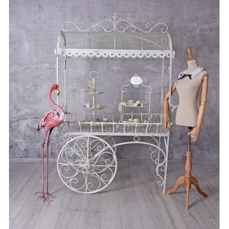 Candy Bar din fier forjat antik white