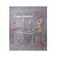 Candy Bar din fier forjat antik white