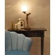 Lampa Art Deco cu o femeie cu o faclie in mana