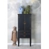 Cabinet exotic din lemn masiv negru