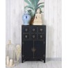 Cabinet exotic din lemn masiv negru