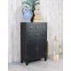 Cabinet exotic din lemn masiv negru