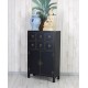 Cabinet exotic din lemn masiv negru