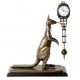Ceas cu cangur din bronz