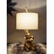 Lampa de masa cu un elefant auriu