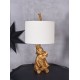 Lampa de masa cu un elefant auriu