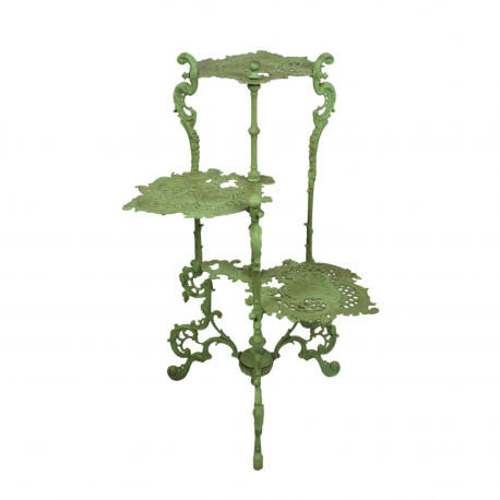 Masuta antik green pe 3 nivele
