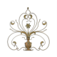 Decoratiune de perete din fier forjat antik brown