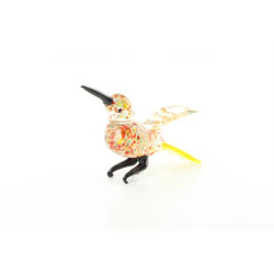 Pasarica colibri -  miniatura din sticla Murano