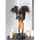 Statueta de gradina cu un african cu un cos