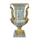 Amfora mare din portelan cu bronz