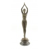 Steaua de Mare-statueta Art Deco din bronz pe un soclu de marmura