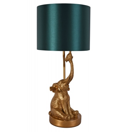 Lampa mare de masa cu un elefant