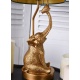 Lampa mare de masa cu un elefant