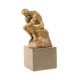 Ganditorul-statueta din bronz pe un soclu din marmura