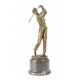 Jucator de golf-statueta din bronz pe un soclu din marmura
