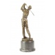 Jucator de golf-statueta din bronz pe un soclu din marmura