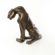 Pantera sezand- statueta din bronz masiv