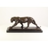Pantera - statueta din bronz masiv pe un soclu din marmura