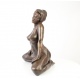 Nud-statueta erotica din bronz