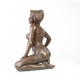 Nud-statueta erotica din bronz
