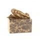 Femeie nud -statueta din bronz pe un soclu din marmura