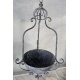Suport pentru flori din metal antik grey