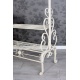 Cuier mare din fier forjat antik white