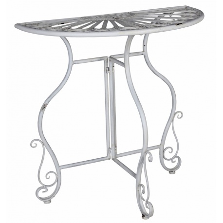 Consola din fier forjat antik white