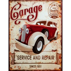 Tablou vintage cu service auto