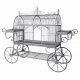 Candy bar din fier forjat antik grey