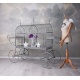 Candy bar din fier forjat antik grey