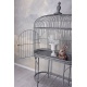 Cusca de pasari din fier forjat antik grey