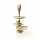 Platou mare  din portelan cu decoratiuni cu ingerasi din bronz