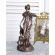 Statueta Art Nouveau cu o femeie